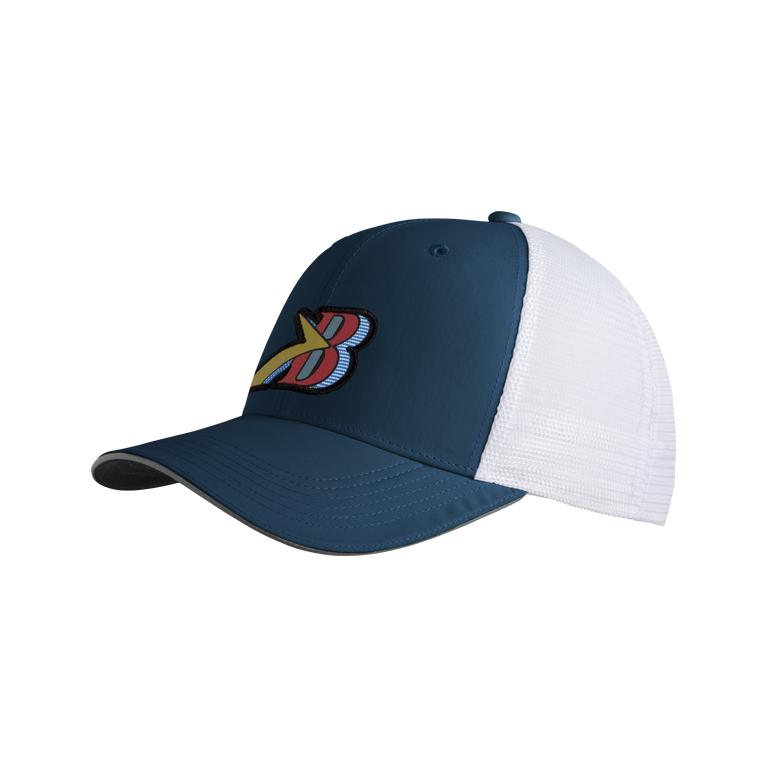 Brooks DISCOVERY TRUCKER Running Hat Womens Sale - Indigo Rush/Honedew/Flying B (KYV180257)